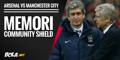 Preview: Arsenal vs City, Dendam Community Shield