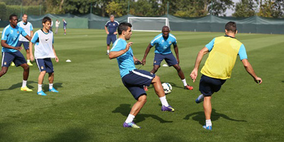 Galeri: Persiapan Manchester City Tantang Arsenal