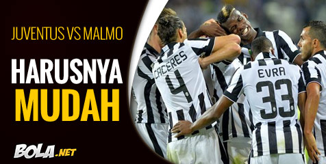 Preview: Juventus vs Malmo, Harusnya Mudah