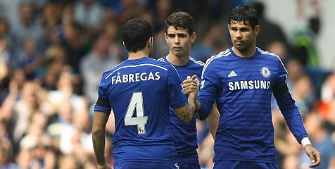 'Kemesraan' Diego Costa dan Fabregas Versi Kartun Jenaka