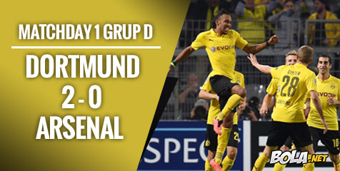 Review: Main Buruk, Arsenal Dilumat Dortmund