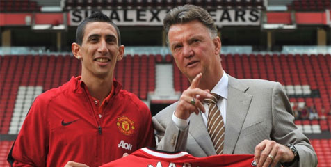 Di Maria Ingin Bayar Lunas Kepercayaan Louis van Gaal