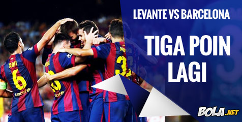 Preview: Levante vs Barcelona, Tiga Poin Lagi