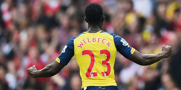 Galeri Aksi: Welbeck dan Gol Perdana Untuk Arsenal