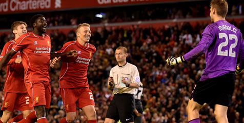 Liverpool Lalui Adu Penalti Super Langka di Inggris