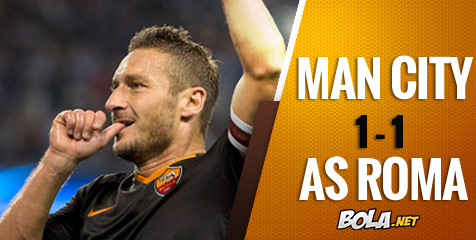 Review: Totti Gagalkan Keunggulan Man City