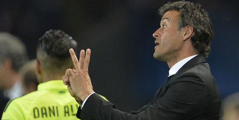 Enrique: Barca Kalah Karena Bermain Tandang