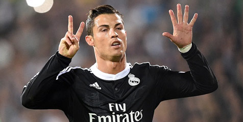 Rentetan Gol Tandang Liga Champions CR7
