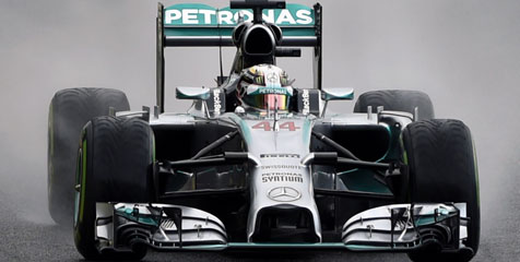 Kondisi Lintasan Mengecoh, Hamilton Puas Menang di Jepang