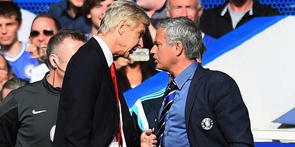 Galeri: Momen Panas Mourinho vs Wenger