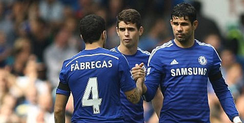 Chelsea Dimanja Taring Costa dan Assist Fabregas