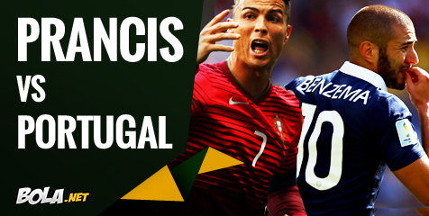 Preview: Prancis vs Portugal, Usung Dendam 8 Tahun