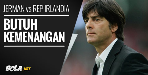 Preview: Jerman vs Rep Irlandia, Butuh Kemenangan