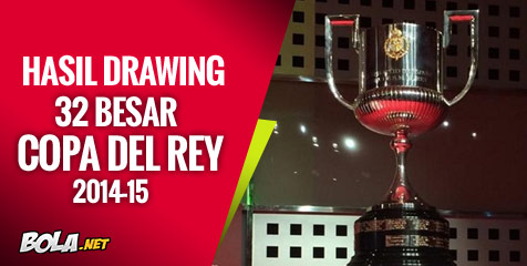 Inilah Hasil Drawing Copa del Rey 2014-15