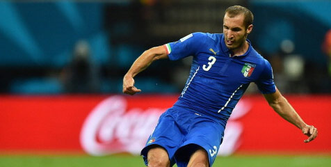 Chiellini: Kartu Merah Suarez Bisa Selamatkan Italia