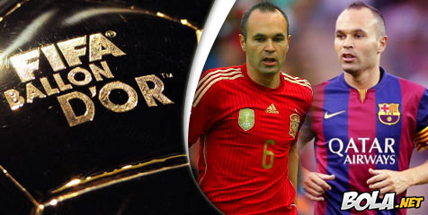 Kandidat Ballon d'Or 2014: Andres Iniesta