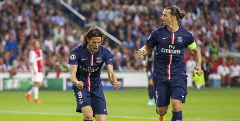 Cavani Tegaskan Tak Punya Masalah Dengan Ibrahimovic