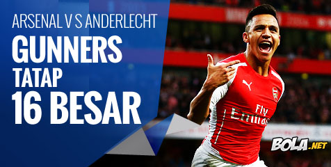 Preview: Arsenal vs Anderlecht, Tuju 16 Besar