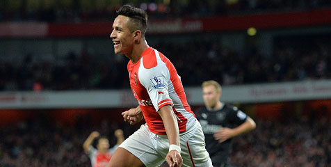 Wenger Kaget Alexis Bisa Cetak 'Gol Inggris'