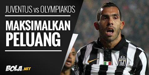 Preview: Juve vs Olympiakos, Maksimalkan Peluang