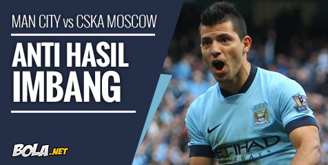 Preview: Man City vs CSKA Moscow, Hindari Seri