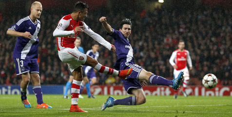 Review: Drama Enam Gol! Anderlecht Paksa Imbang Arsenal 