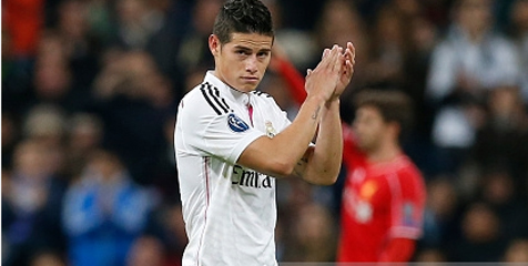 James Mengaku Pangling Lihat Skuat Liverpool di Bernabeu