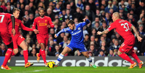 Hazard vs Liverpool, Tiga Laga, Dua Gol, Bahaya