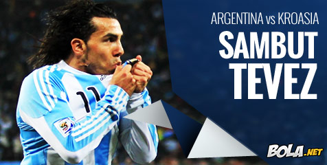 Preview: Argentina vs Kroasia, Kembalinya Tevez