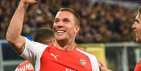 Podolski Mengaku Masih Belum Pikirkan Pindah Dari Arsenal