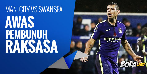 Preview: City vs Swansea, Awas Pembunuh Raksasa