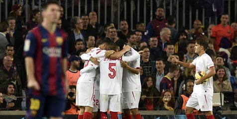 'Dibantai Barca, Sevilla Hanya Jadi Tamu Dalam Pesta Messi'