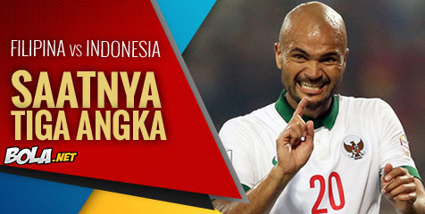 Preview: Filipina vs Indonesia, Saatnya Tiga Angka