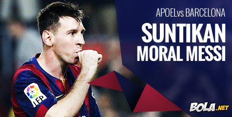 Preview: APOEL vs Barca, Suntikan Moral Messi