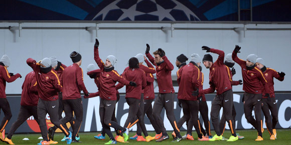 Galeri: Persiapan AS Roma Hadapi CSKA Moscow