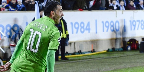 Pertama Bagi Tevez Sejak 2008