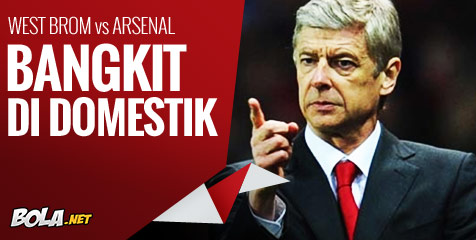 Preview: West Brom vs Arsenal, Bangkit di Domestik