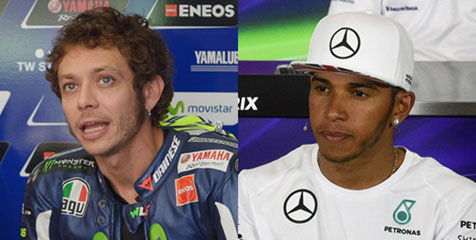 Bertemu Lewis Hamilton, Ini Komentar Valentino Rossi