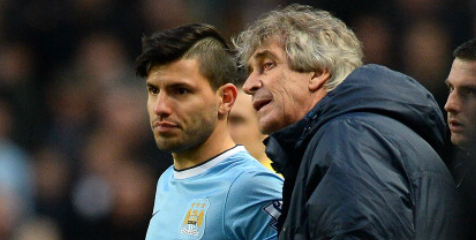 Pellegrini Akui Aguero Bisa Absen Delapan Pekan