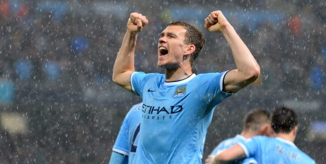 Dzeko: Bila Tak Bisa Cetak Gol, City Tersingkir