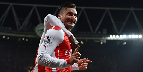 Giroud, Mematikan vs Newcastle