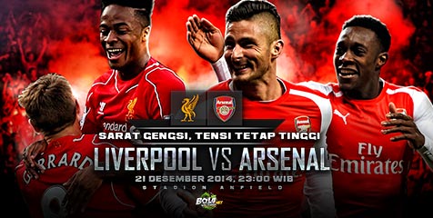 Preview: Liverpool vs Arsenal, Tensi Tinggi