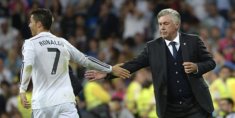 Ronaldo: Ancelotti Sangat Penting Buat Kami