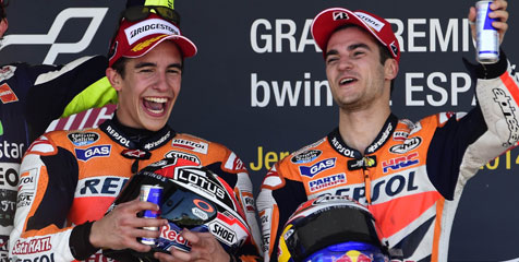 Motivasi Marc Marquez Melejit Berkat Dani Pedrosa