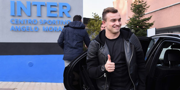 Galeri: Latihan Perdana Shaqiri di Inter Milan