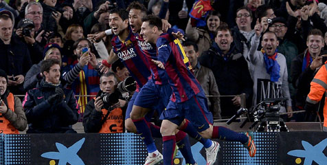 Review: Trio Penyerang Barca Tumpas Atletico di Camp Nou