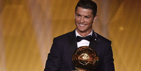 Menang Ballon d'Or, Ronaldo Mengaku Tegang dan Emosional