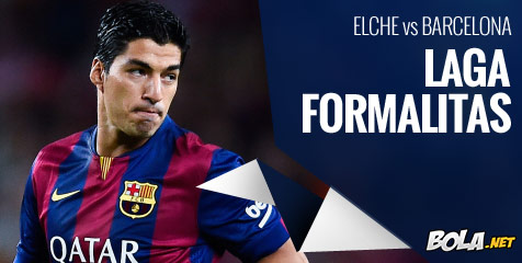 Preview: Elche vs Barcelona, Laga Formalitas