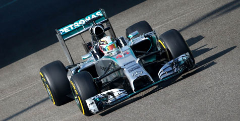 Mercedes Luncurkan Mobil Baru di Uji Coba F1 Jerez