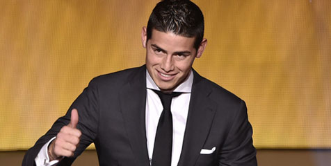 James Rodriguez dan Gotze Masuk Nominasi Laureus Breakthrough Award 2015